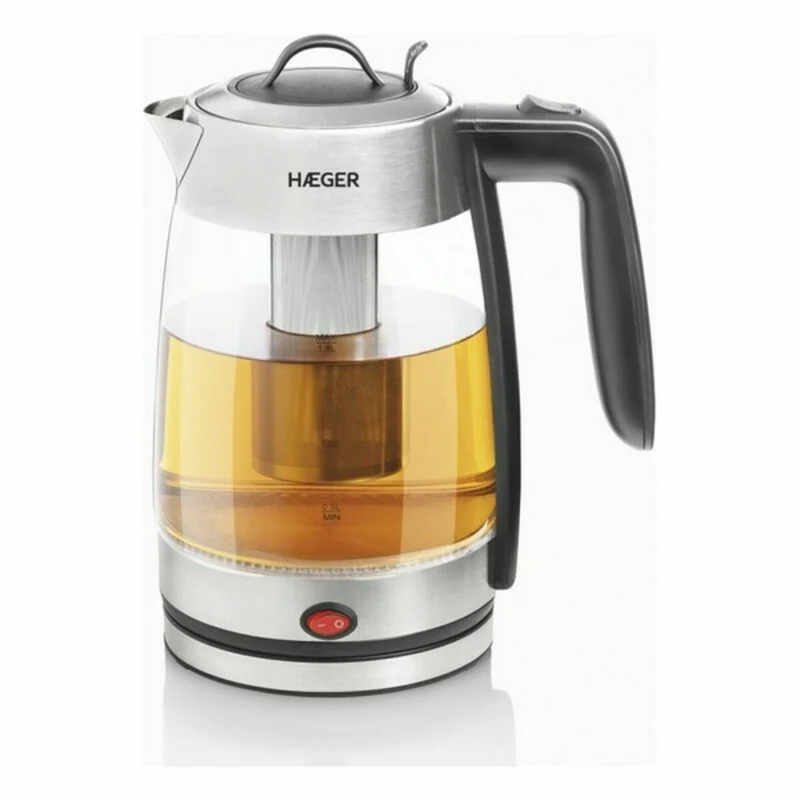 Bouilloire et Bouilloire Électrique Haeger EK-22F.020A Blanc Acier inoxydable 2200 W