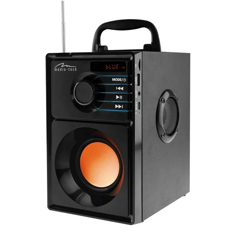 Enceintes Bluetooth Media Tech BoomBox BT MT3145 V2 Noir 600 W
