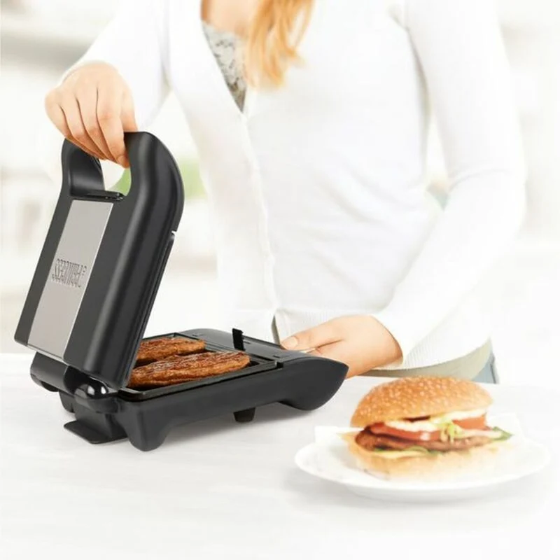 Gril de contact Princess Grill Compacto Flex 01.117001.01.001 Noir Noir/Argent 800 W 700 W