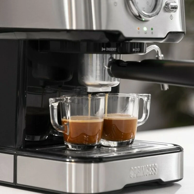 Machine à café manuelle Express Princess 01.249412.01.001 1,5 L 1100W Acier 1,5 L