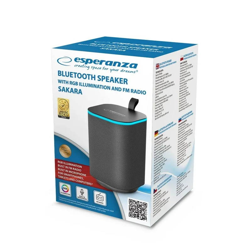 Enceintes Bluetooth portables Esperanza EP155 Noir