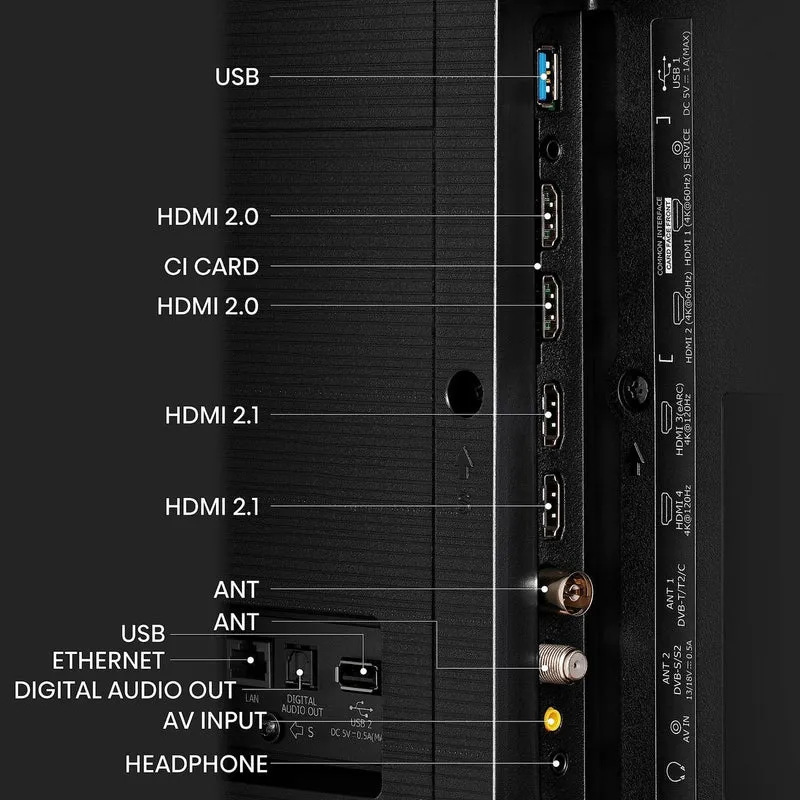 Téléviseur intelligent Hisense 75U8KQ 4K Ultra HD 75" LED HDR