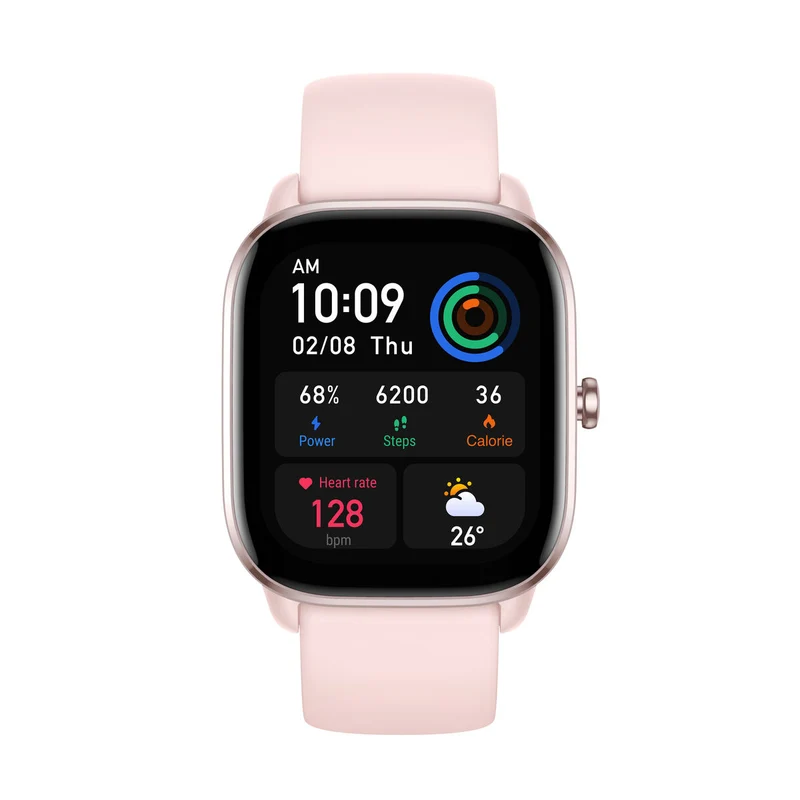 Montre intelligente Amazfit GTS 4 Rose 1,65"