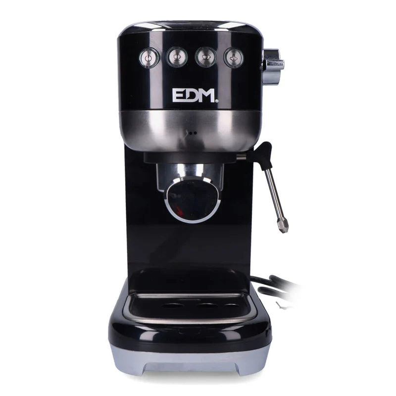 Machine à café manuelle Express EDM 07707 Noir 2 tasses 1,3 L