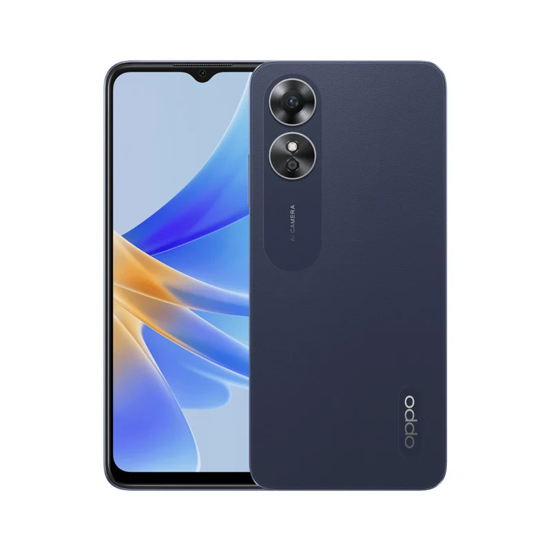Smartphone Oppo A17 Noir 64 Go 4 Go RAM MediaTek Helio G35