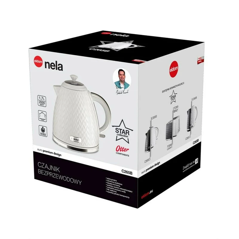 Bouilloire Eldom C265B Blanche 1,7 L
