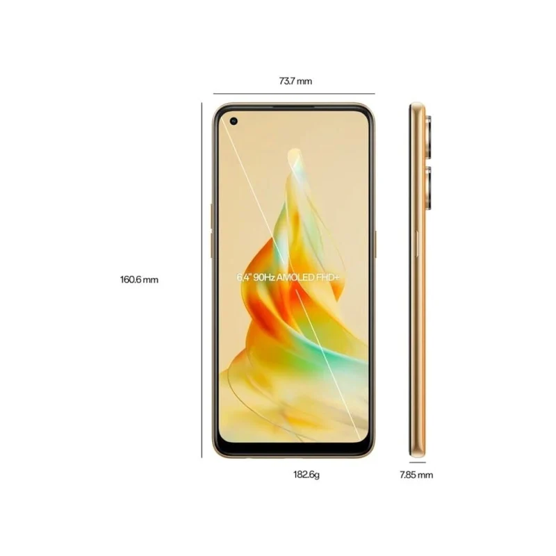 Smartphone Oppo Reno 8T Orange 8 Go RAM 128 Go 6,43"