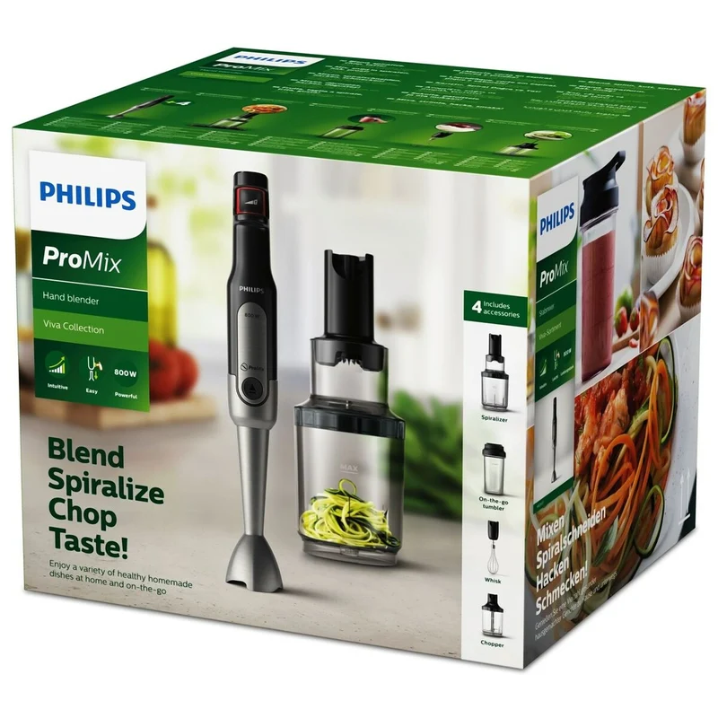 Mixeur plongeant Philips HR2657/90 Noir 800 W