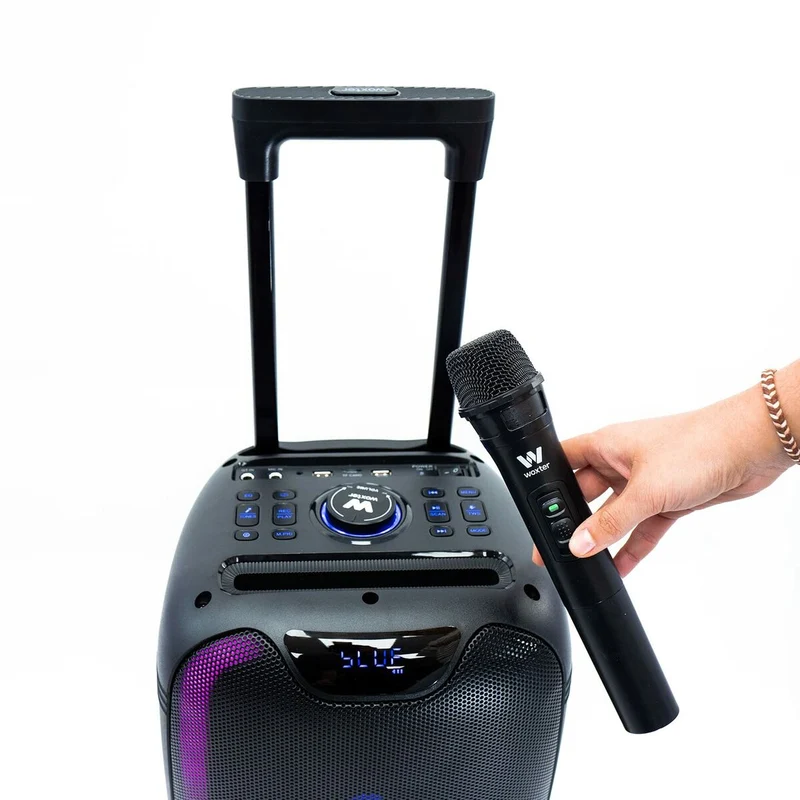 Enceinte Bluetooth portable avec microphone Woxter Rock'n'Roller ST Noir