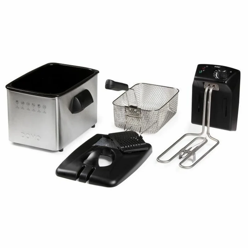 Friteuse DOMO DO465FR 4 L 3000 W Acier Argenté