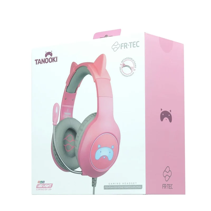 Casque de jeu avec microphone Tanooki FR-TEC FT2021
