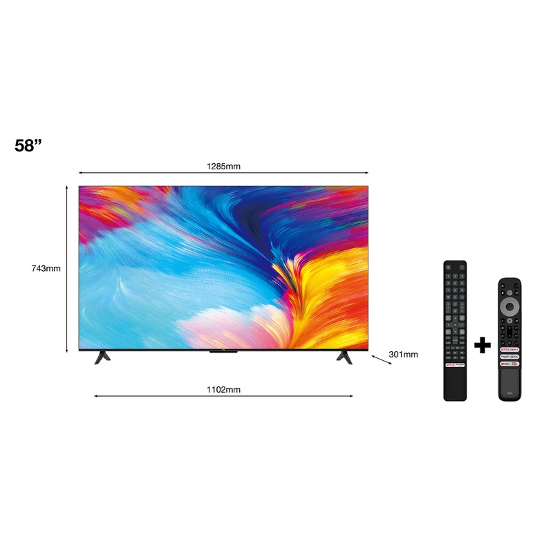 Téléviseur intelligent TCL 58P635 58" 4K Ultra HD LED D-LED