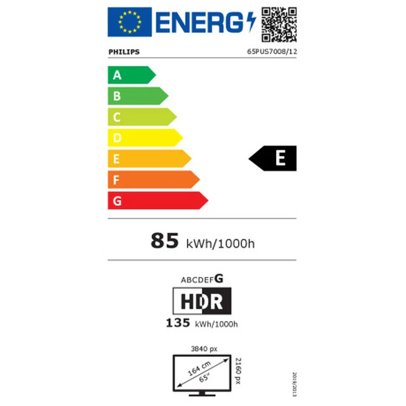 Philips 65PUS7008 Téléviseur intelligent Wi-Fi LED 65" 4K Ultra HD