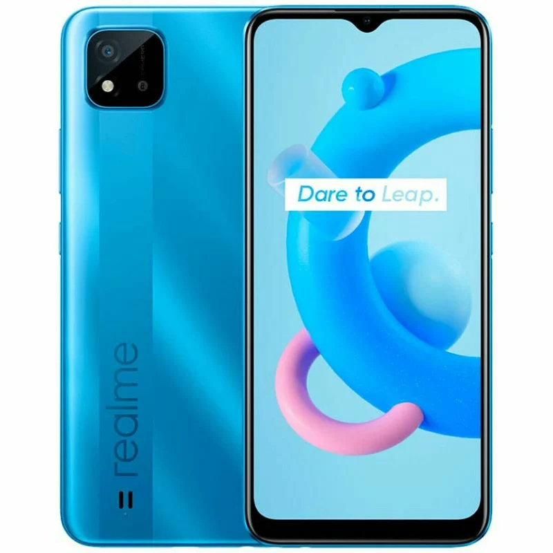 Smartphone Realme RMX3231 6,5" Octa Core 2 Go RAM 32 Go Bleu Noir 2 Go RAM SC9863A 6,5" 32 Go