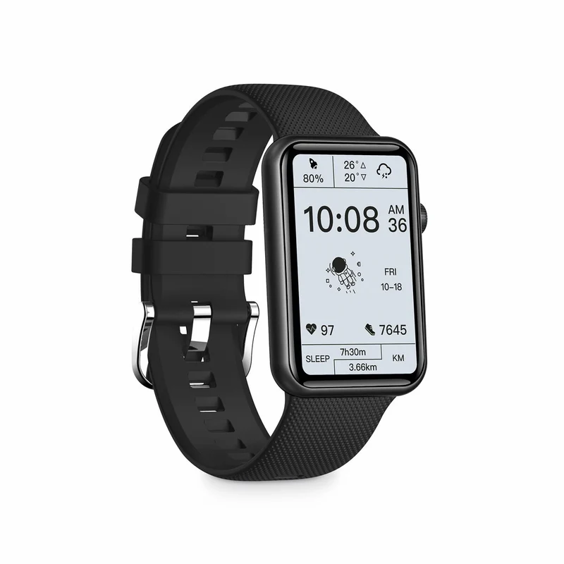 Montre Connectée KSIX Tube 1,57" Noir
