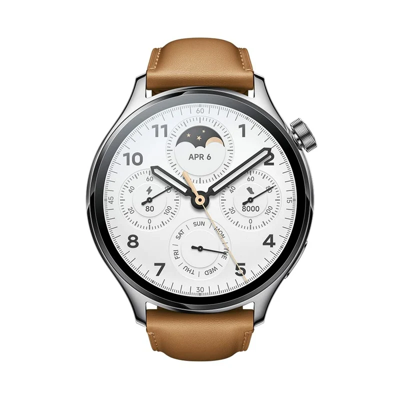 Montre connectée Xiaomi Watch S1 Pro marron argent