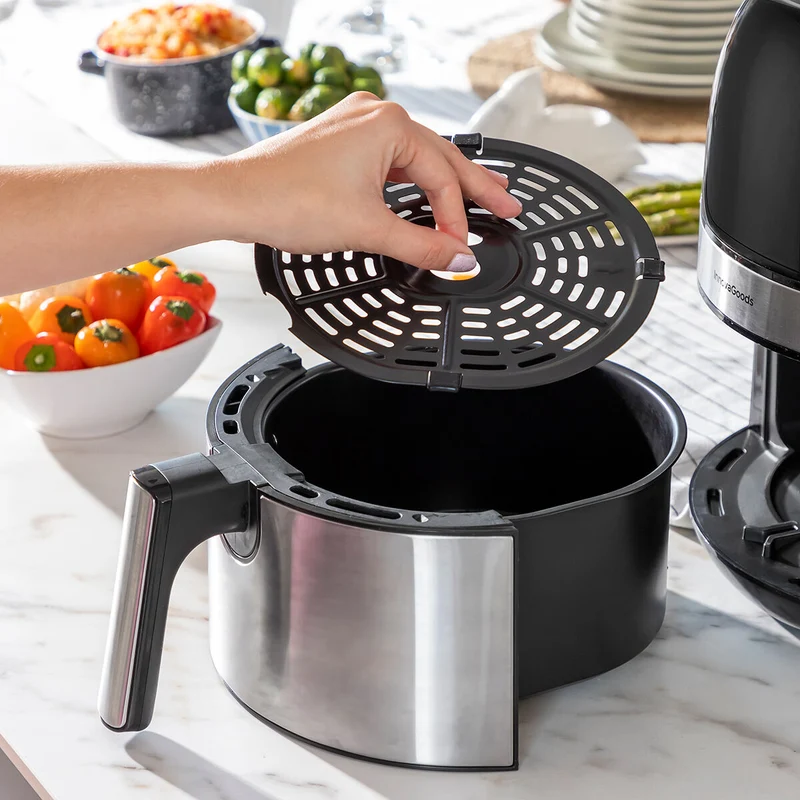 Friteuse à air InnovaGoods Fryinn 3500 Noir 1400 W 3,5 L Acier inoxydable