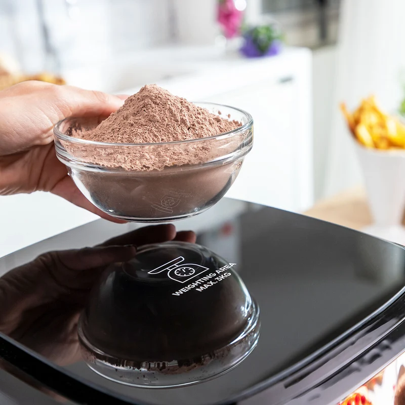 Friteuse à air avec balance InnovaGoods Fryinn Balance 5000 Noir 1500 W 5 L Acier inoxydable