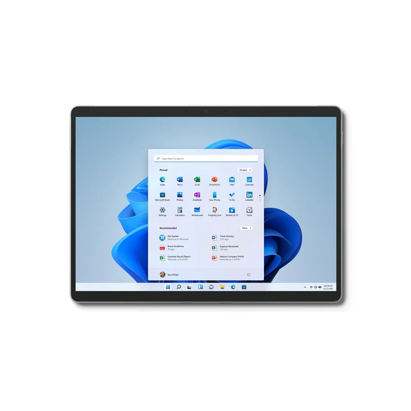 Tablette Microsoft SURFACE PRO 8 16 Go RAM 13" i5-1145G7 Platine 256 Go
