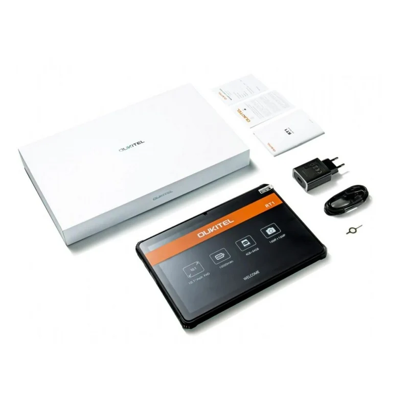 Tablette Oukitel RT1 4 Go RAM 10,1" MediaTek MT8768WA Noir 64 Go