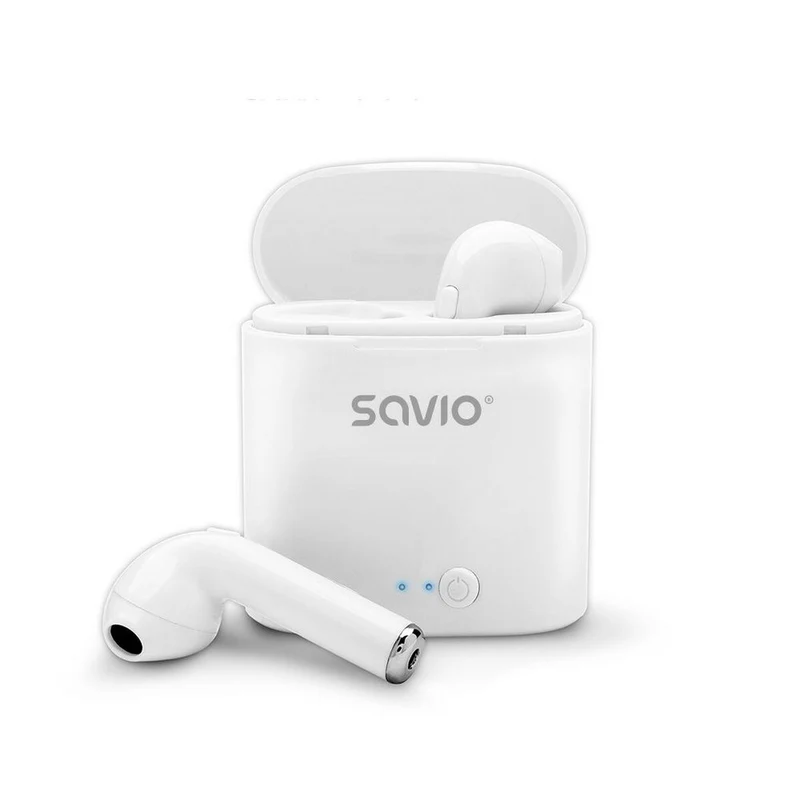 Écouteurs intra-auriculaires Bluetooth Savio TWS-01 Blanc