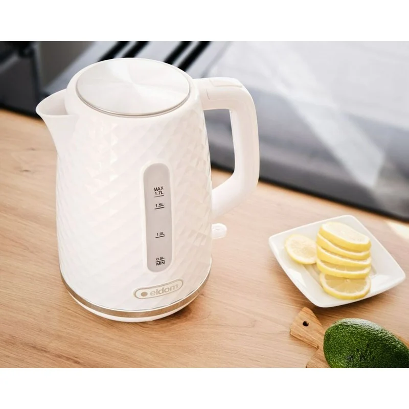 Bouilloire Eldom ELLI Plastique Blanc 2200 W