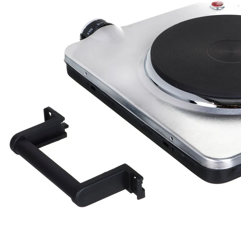 Plaque chauffante électrique Clatronic DKP 3668 E acier noir 1500 W 2500 W