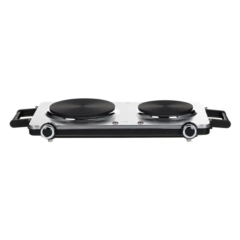 Plaque chauffante électrique Clatronic DKP 3668 E acier noir 1500 W 2500 W