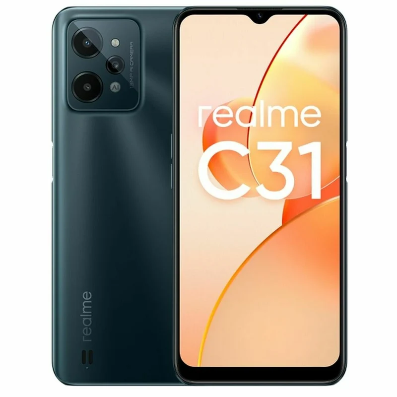Smartphone Realme Realme C31 6,5" 4 Go RAM 64 Go Vert Noir Vert foncé 4 Go RAM Octa Core Unisoc 6,5" 64 Go 1 To
