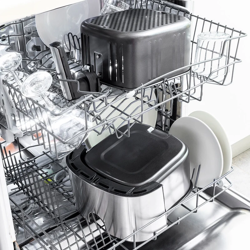 Friteuse à air InnovaGoods Fryinn Pro 5500 Noir 1700 W 5,5 L Acier inoxydable