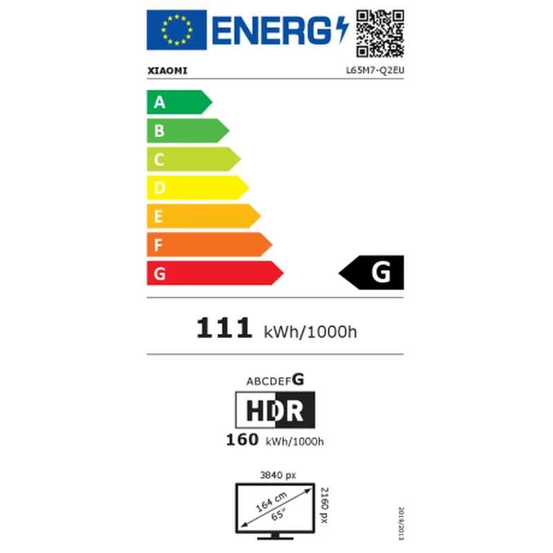 Téléviseur intelligent Xiaomi Q2 55" 4K Ultra HD QLED