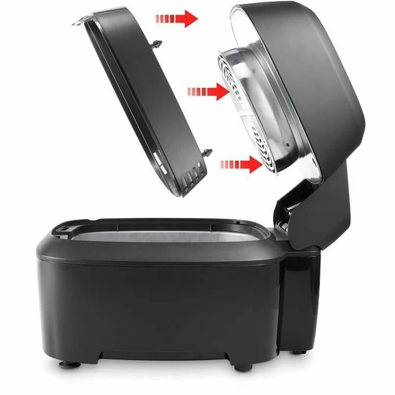Friteuse à air DeLonghi 1400 W 1,25 kg Noir