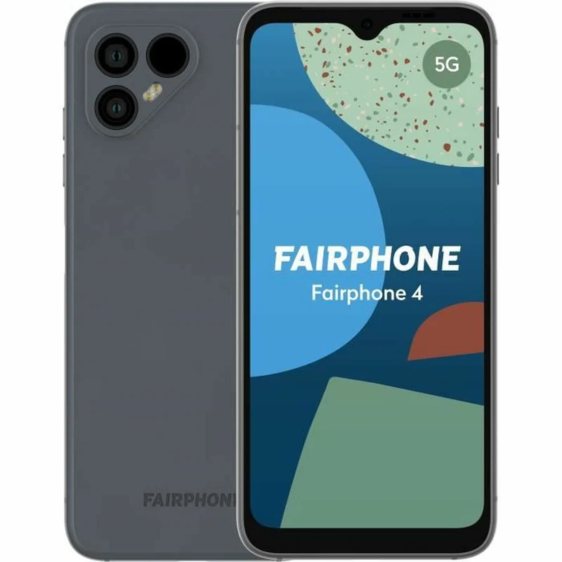 Smartphone Fairphone 4 Noir Gris 6 Go RAM Qualcomm Snapdragon 750G 128 Go