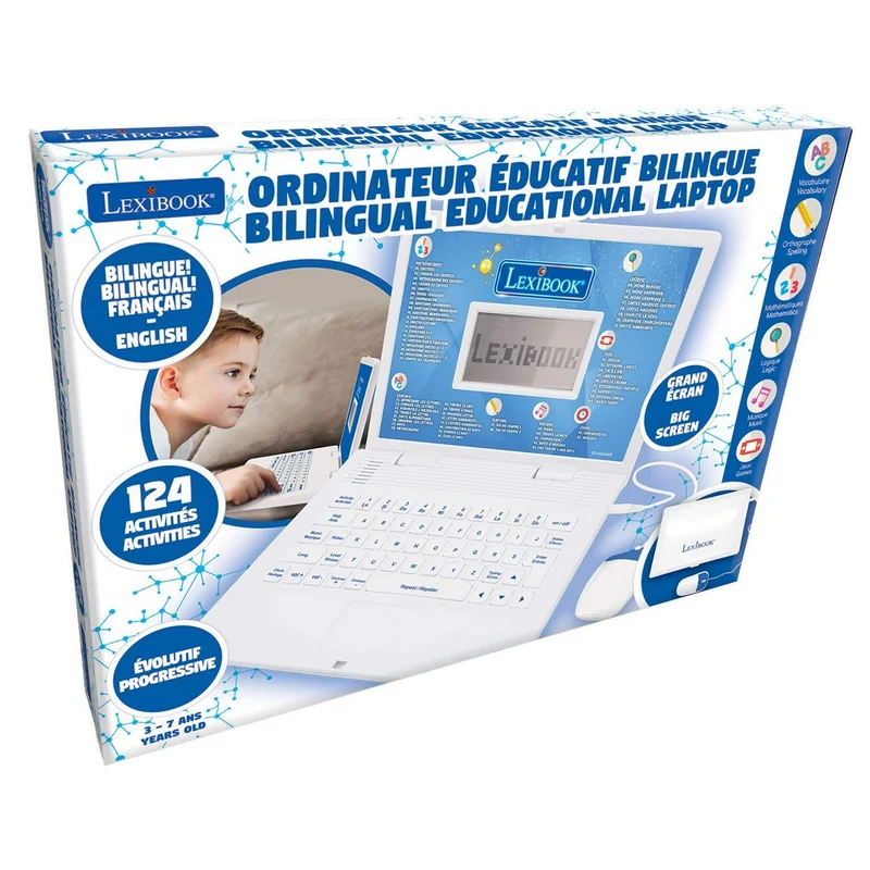 Ordinateur portable Lexibook JC598i1_01 Jouet interactif enfant FR-EN
