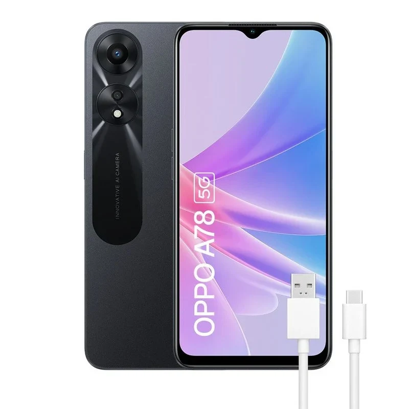 Smartphone Oppo OPPO A78 5G Noir 6,56" 8 Go 1 To 128 Go Octa Core 8 Go RAM