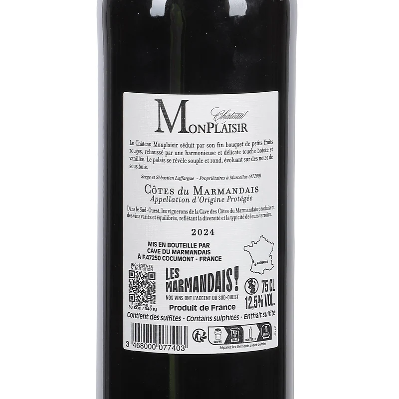 Château Monplaisir côtes de marmandais AOP 2024