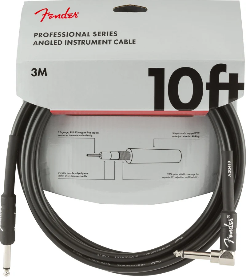 3m Professional Instrument Cable Black