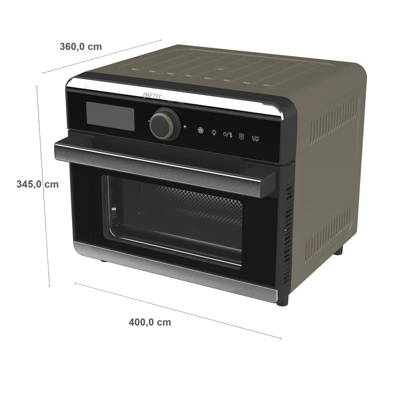 Friteuse à air IMETEC FRIGGI LEGGERO Noir Gris 1550 W