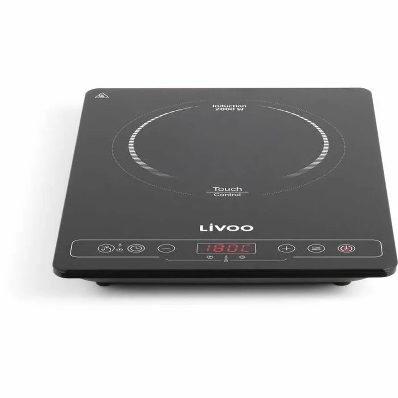 Plaque chauffante électrique Livoo DOC235 2000 W noir