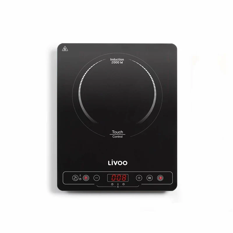Plaque chauffante électrique Livoo DOC235 2000 W noir