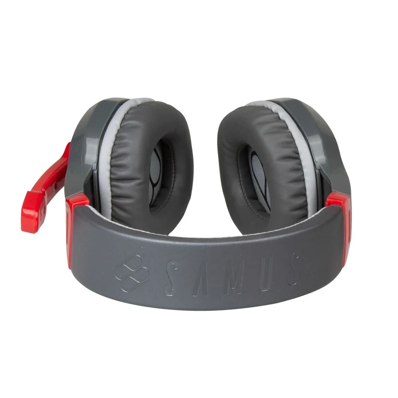 Casque avec Microphone FR-TEC Samus Noir Rouge