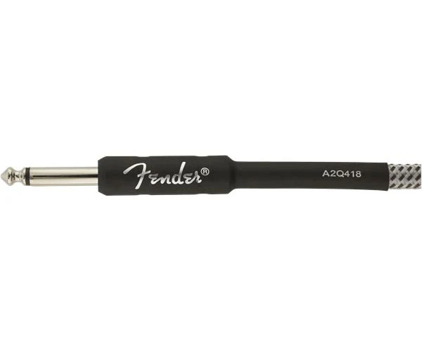 4,5m Professional Instrument Cable White Tweed