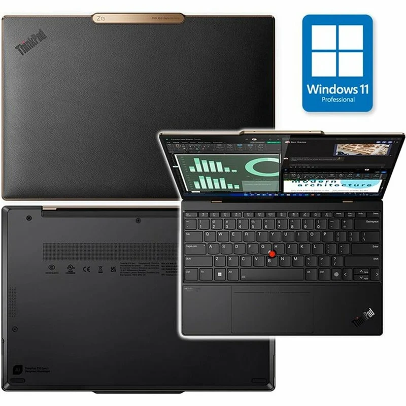 Ordinateur portable Lenovo THINKPAD Z13 RYZEN 7-6850H PRO Espagnol Qwerty 512 Go SSD 16 Go 13,3"