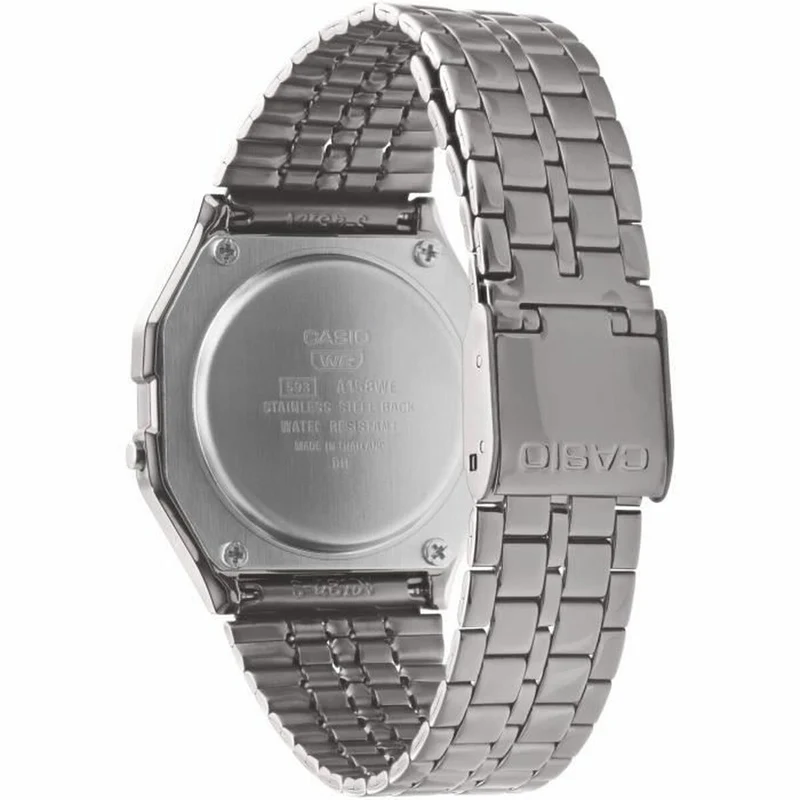 Montre Unisexe Casio A158WETB-1AEF Vintage Gris Multifonction