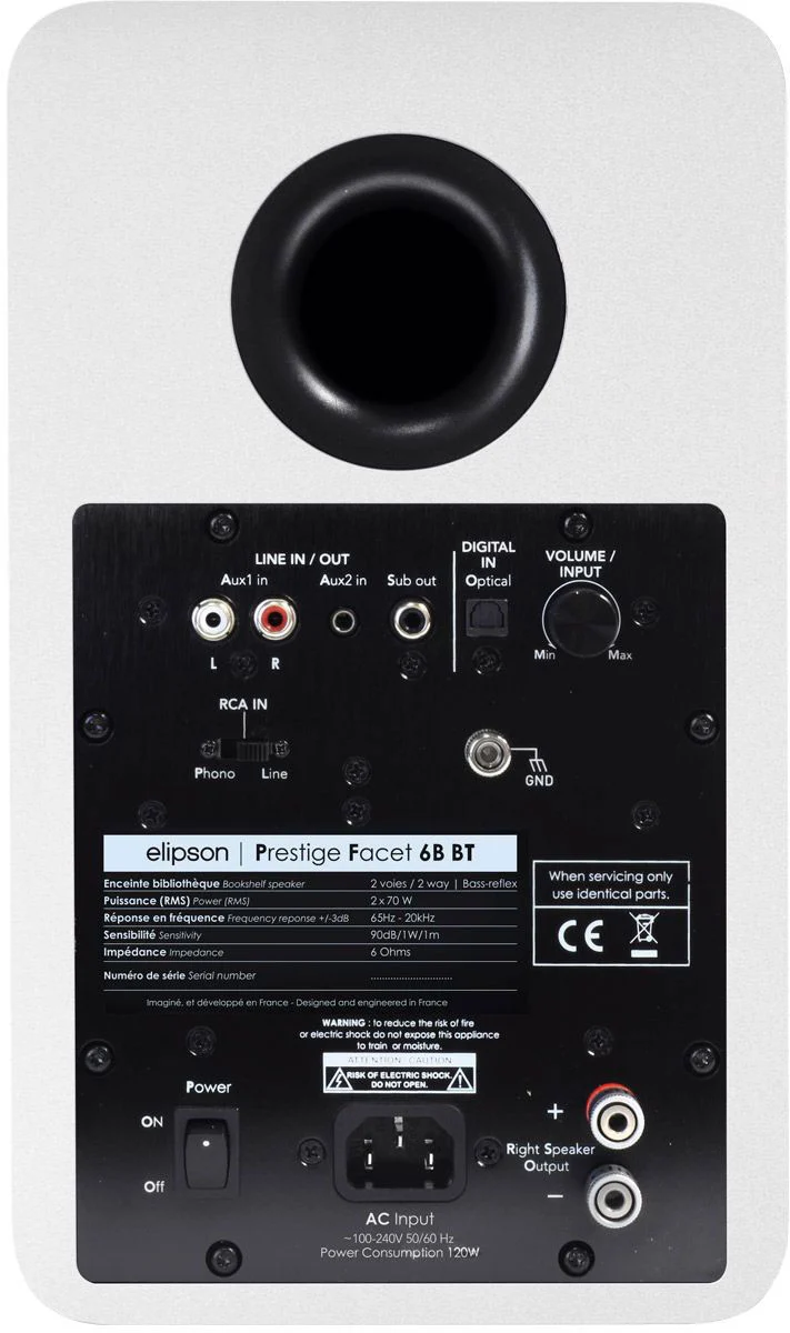 Prestige Facet 6B Phono BT White