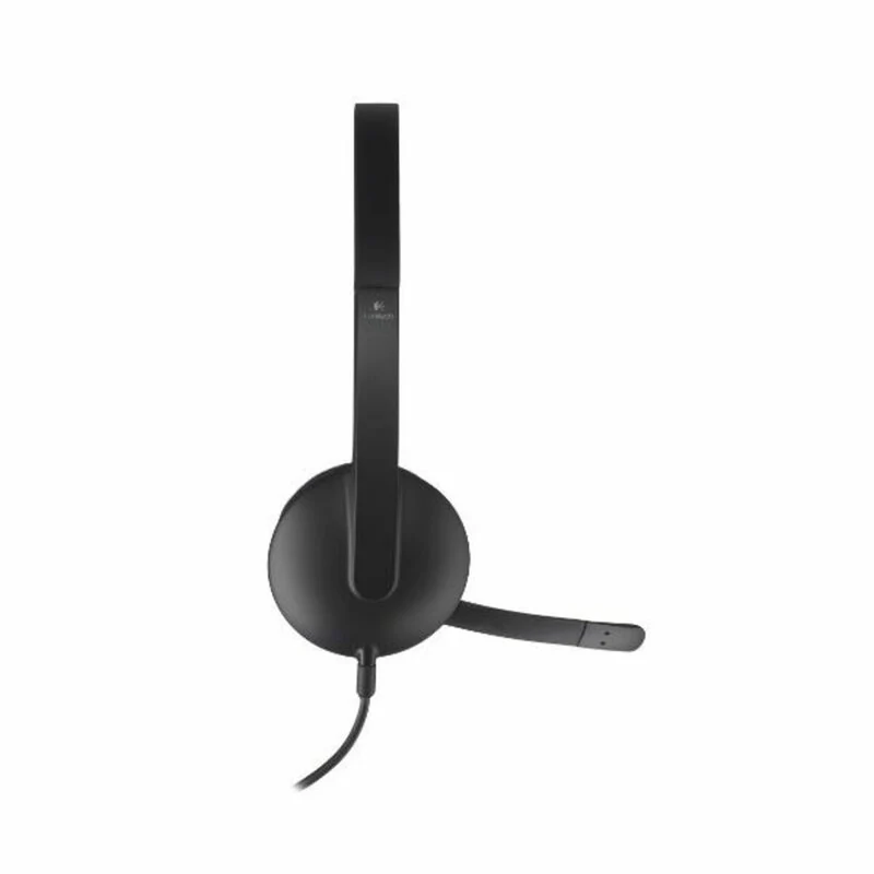 Casque avec microphone Logitech 981-000475 USB 1,8 m noir