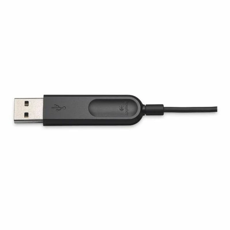 Casque avec microphone Logitech 981-000475 USB 1,8 m noir
