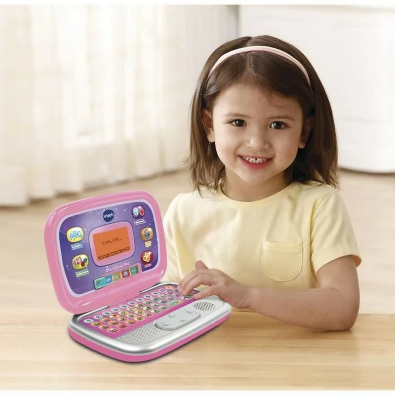 Ordinateur portable Vtech Ordi Genius Kid Jeu éducatif Rose Interactif Français (FR)