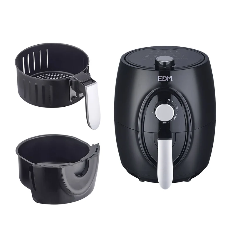 Friteuse à air EDM 07654 1400 W 3,6 L Multicolore