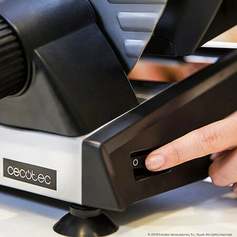 Trancheur à Viande Cecotec Rock'nCut Twin 180W Noir Inox